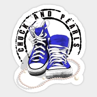 Chuck and Pearls Sticker